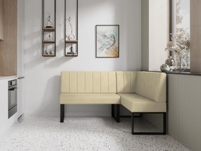 Rohová lavica Mondeo 140x200 (krémová) (P). Akcia -20%. Vlastná spoľahlivá doprava až k Vám domov. 1129899