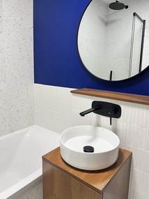 Laveo Umývadlo na dosku Desna ø36 cm - VUD_6236, keramika, biele