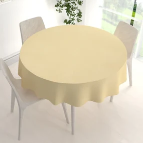 Biante Teflónový okrúhly obrus TF-018 Svetlo žltý Ø 70 cm