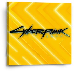 Sablio Obraz Cyberpunk 2077 Žltý - 50x50 cm