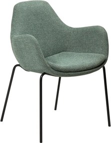 Svetlozelené kreslo z textílie buklé Zimmer – DAN-FORM Denmark