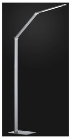 LED stmievateľná stojacia lampa v striebornej farbe (výška 133 cm) Geri – Fischer &amp; Honsel