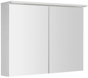 Aqualine Aqualine, KAWA STRIP Galérka s LED osvetlením 90x70x22cm, biela, WGL90S