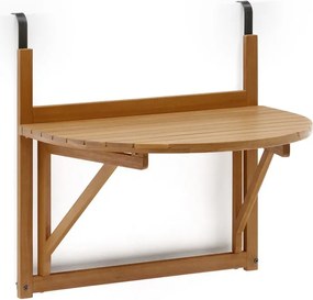 Závesný balkónový stolík z masívu akácie 50x70 cm Amarilis – Kave Home