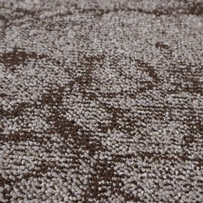 Spoltex, Metrážny koberec Marbeline 190 hnedá, na mieru, šíře 4m, hnedá, filc, detská izba