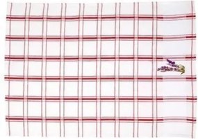 Kuchynská utierka Lawenda, červená%