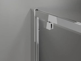 Mexen Exo, dvojkrídlové výklopné dvere 100x200 cm, 6mm číre sklo, chrómový profil, 8182-100-000-01-00