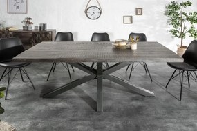 Jedálenský stôl Galaxy 200cm mango sivá