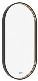 Zrkadlo so senzorom Nimco 40x80 cm čierna matná ZPC32002LVX90