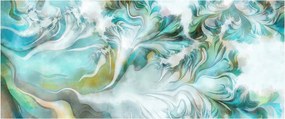 Obraz - Maľba abstraktných vzorov (120x50 cm)