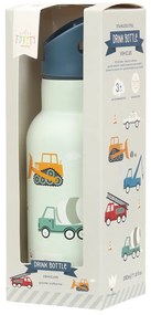 A Little Lovely Company - antikorová fľaša na pitie, 350 ml - vozidlá