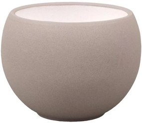 Obal na kvetináč LUNA STRUKTUR d17x13cm hnedá mat