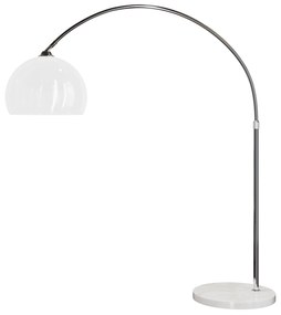 InternetovaZahrada - Dizajnová oblúková stojanová lampa s mramorovou základňou - nastaviteľná 146 - 220 cm