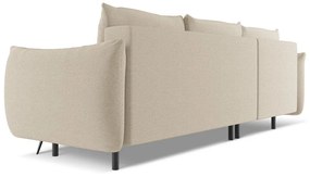 Béžová rohová pohovka (ľavý roh) Malie – Makamii