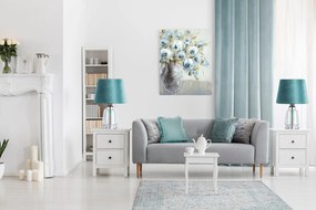 ZATEMŇOVACÍ ZÁVES NA PÁSKE RIA 140X270 CM MENTOLOVÁ