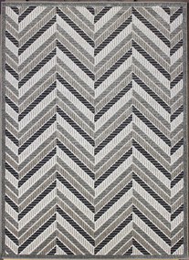Koberec Lagos 1088 BEIGE – béžový vzorovaný obdĺžnik do obývačky Rozmer: 60x100 cm