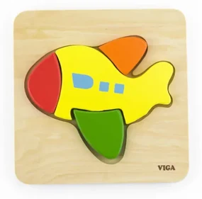 Prvé detské puzzle Viga 50173 lietadlo