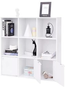 Knihovna Vasagle Morris bílá