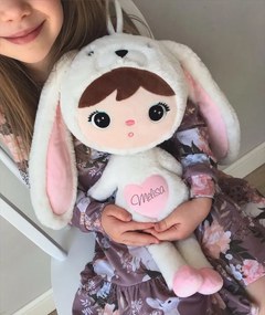 Mojkáčik - Bábika zajačik krémová 48 cm