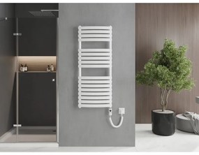 Mexen Bachus, elektrické vykurovacie teleso 1200 x 500 mm, 600 W, biela, W109-1200-500-2600-20