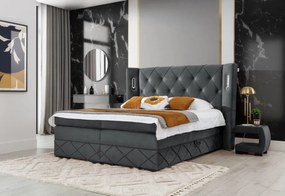 Čalúnená posteľ boxspring SONO - monolith 04 / 180x200