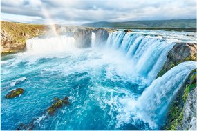 Obraz - Vodopád Godafoss (90x60 cm)