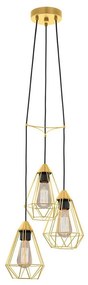 Eglo 43683 - Luster na lanku TARBES 3xE27/60W/230V