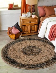 Koberec POLONIA KORDOBA 25 sépia kruh