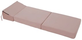 Skladacie kreslo/matrac PELOS, svetlo ružová