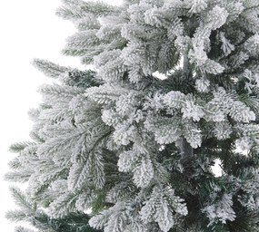 Zasnežený vianočný stromček 180 cm biely FORAKER Beliani