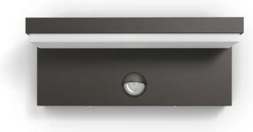 Philips 16484/93/P0 - LED vonkajšie svietidlo so senzorom BUSTAN 2xLED/4,5W IP44