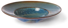Rustikálne modrý keramický tanier na cestoviny Pasta Chef 28,5 x 6cm - HKLIVING