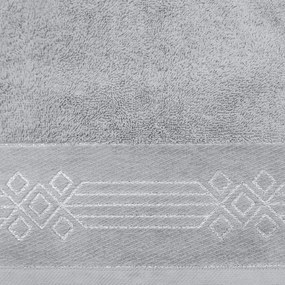 BAVLNENÝ UTERÁK KAMELA 50X90 CM STRIEBORNÁ