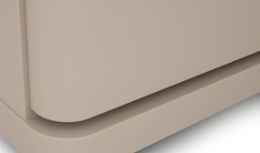 Závesný TV stolík Avola, béžová kašmír/dub cremona