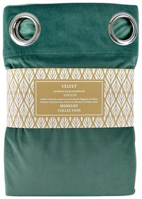 Záves na prechodkách Velvet 135x250 Aqua Merkury Home