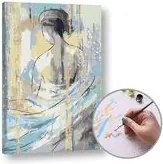 Maľovanie podľa čísel ZAHALENÁ – stredná náročnosť