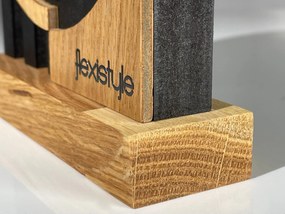 Dekorstudio Drevené stolové hodiny Black Oak