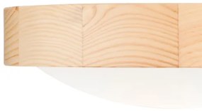 Stropné svietidlo NATURAL SLIM 1xE27/60W/230V ø 27 cm borovica