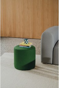 Zelený vlnený taburet Folk – noo.ma