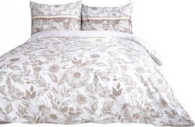 SATÉNOVÉ OBLIEČKY SATINLOVE 180X200 CM, 2KS 70X80 CM KVETY