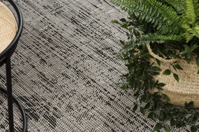 Koberec SIZAL FLOORLUX 20211 strieborný / čierny