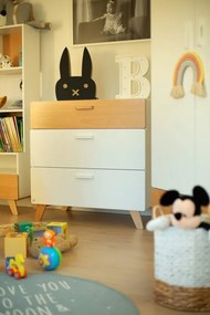 Biela detská komoda HOPPA
