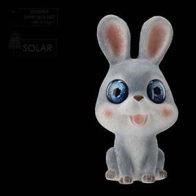 ZÁHRADNÁ FIGÚRKA – KRÁLIK S LED OSVETLENÍM 17,5 x 17 x 34,5 CM *0265