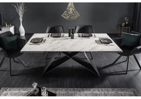 Rozkladací jedálenský stôl 39562 180/260 x 90cm White Look Ceramik  - Komfort-nábytok