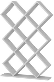 Knižnica KUMSAL 129x90 cm biela