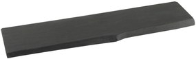 Čierna nástenná drevená polica z mangového dreva Gerard Mango L - 115*27*4cm