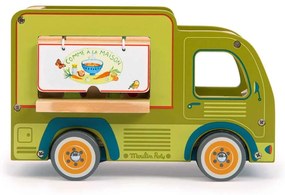 Drevené autíčko La Grande Famille Food Truck – Moulin Roty