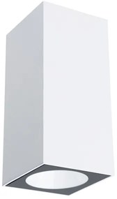 Paulmann 94330 - 2xLED/2,8W IP44 Vonkajšie nástenné svietidlo FLAME 230V biela