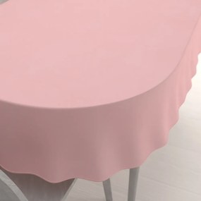 Biante Teflónový oválny obrus - Paris TF-125 Púdrovo ružový 140x180 cm