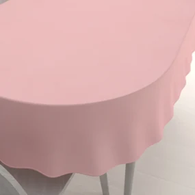 Biante Teflónový oválny obrus - Paris TF-125 Púdrovo ružový 140x180 cm